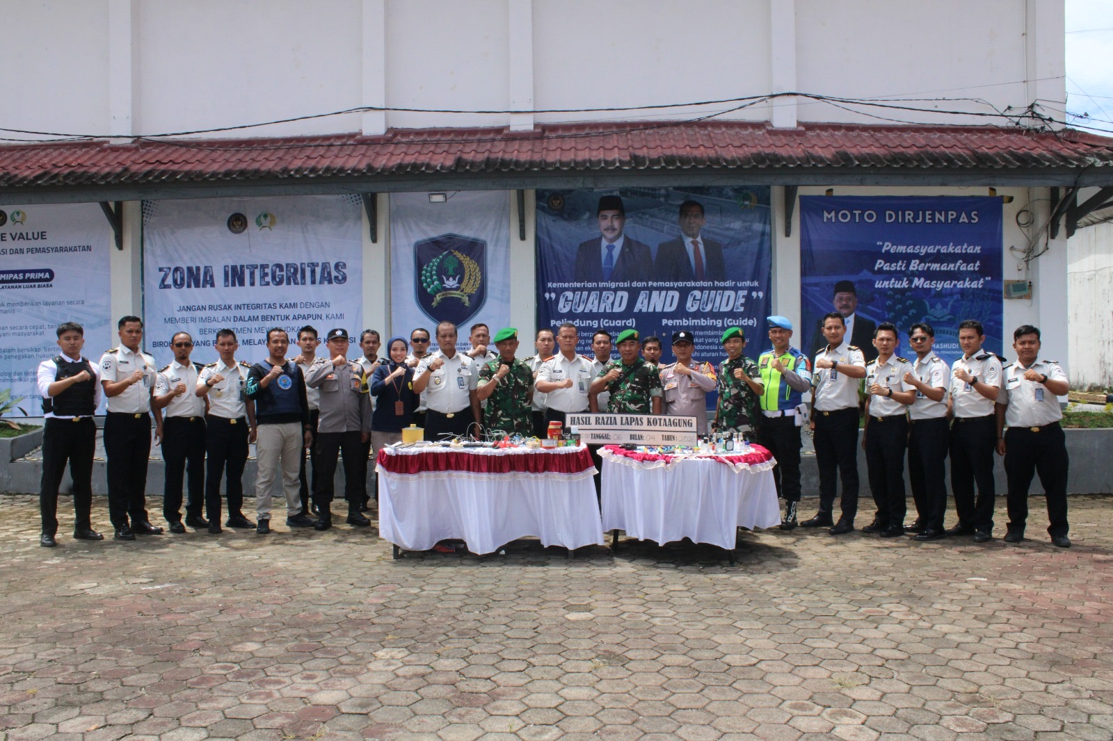 Sambut Hari Bhakti Pemasyarakatan, Lapas Kotaagung Gelar Razia dan Tes Urine Serentak: Tegaskan Komitmen Zero Halinar