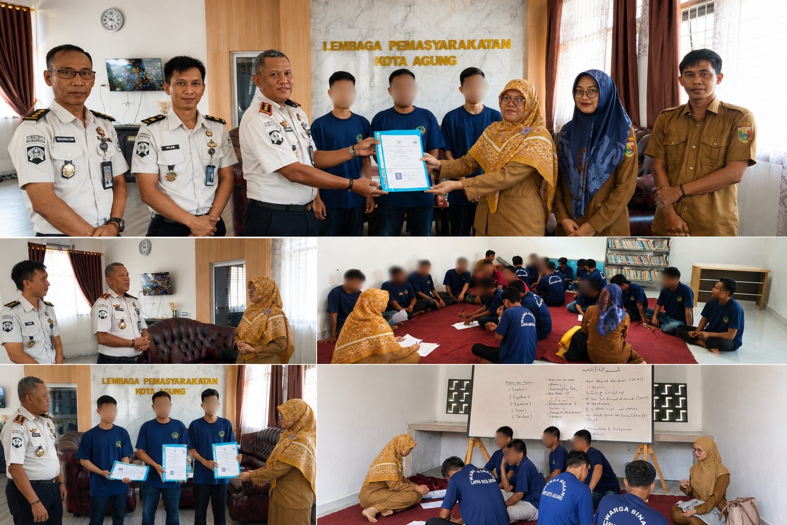 Tiga Warga Binaan Lapas Kotaagung Terima Ijazah Paket C, Bukti Nyata Keberhasilan Pembinaan Pendidikan