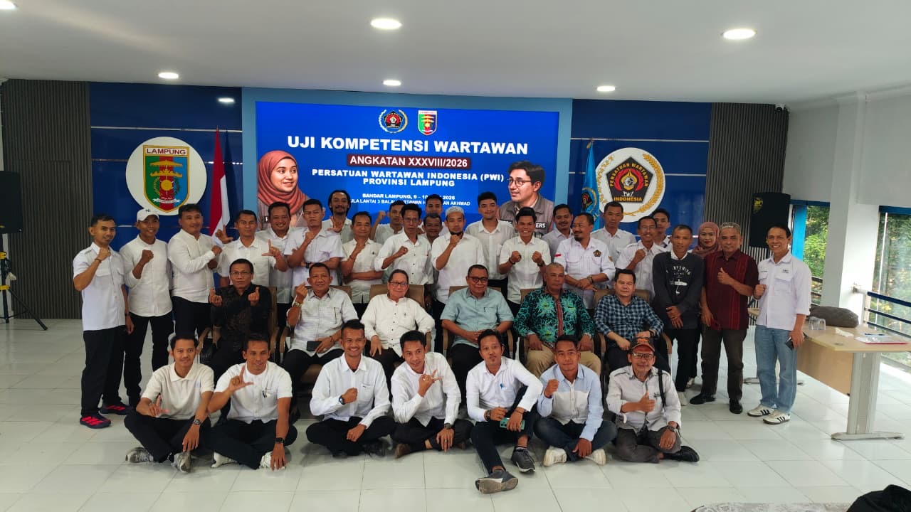 Tutup UKW, Ketua PWI Lampung Ajak Wartawan Sukseskan HPN dan PORWANAS 2027
